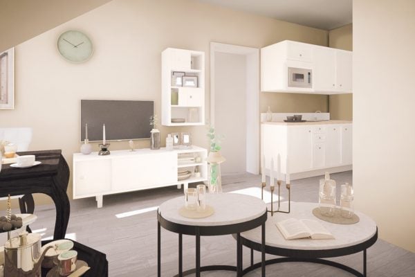 Einrichtung (Beispiel) in der Hahne Residenz "Steinhuder Meer".