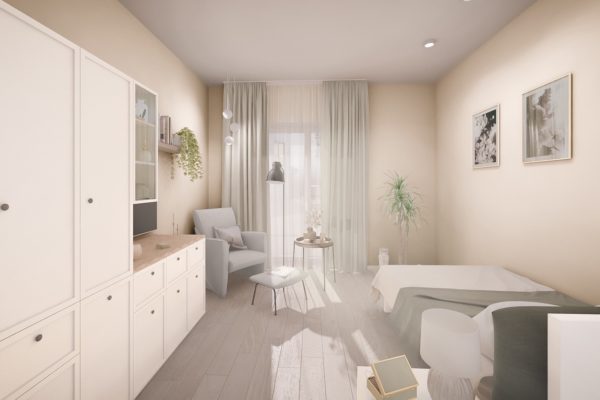 Einrichtung (Beispiel) in der Hahne Residenz "Steinhuder Meer".