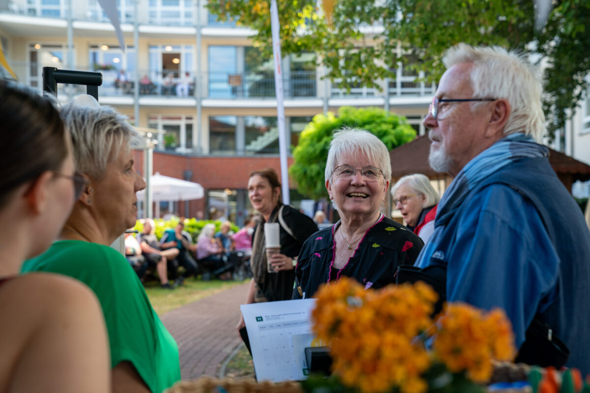 Sommerlich, fröhliche Stimmung beim Residenzfest in Rethen.